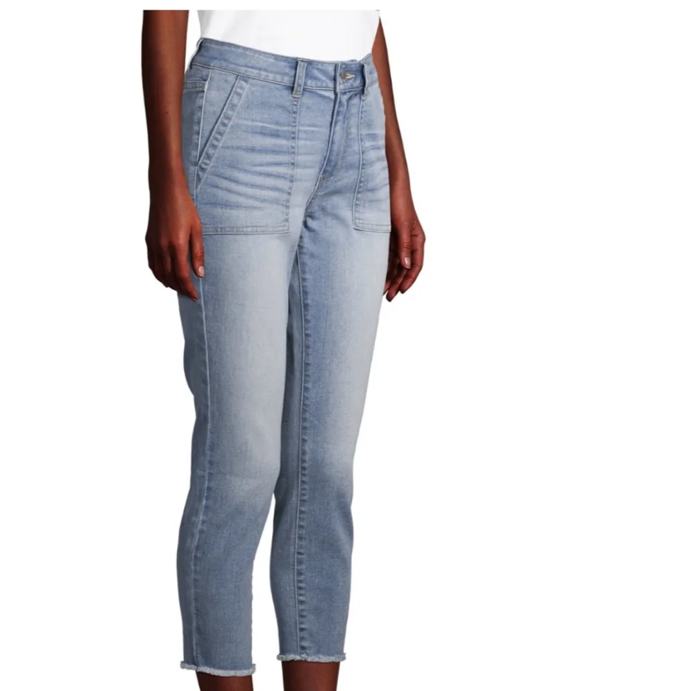 Denim capri jeans